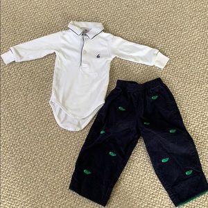 Never worn but washed Nantucket kids spring outfit